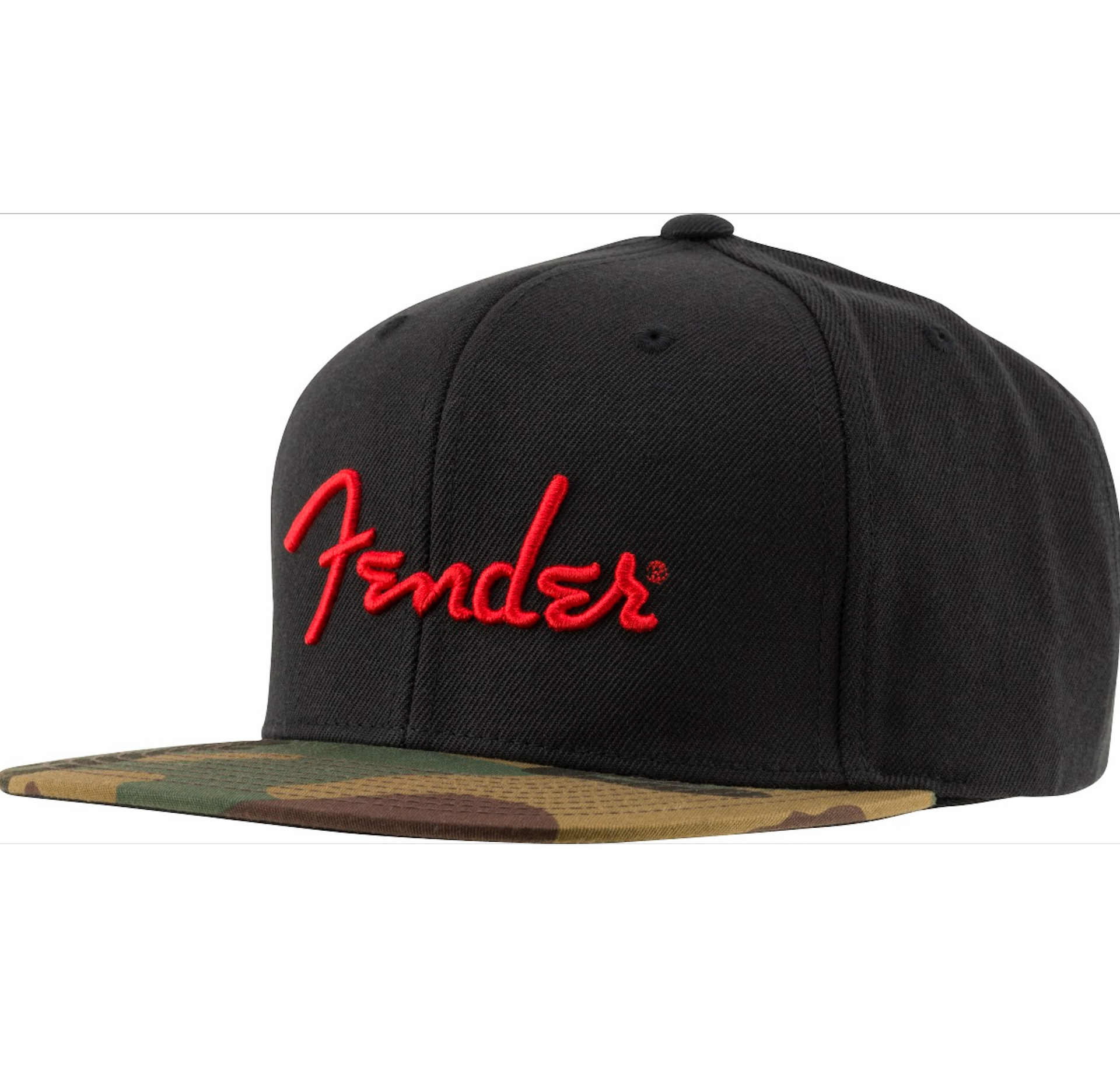 Fender Silver Thread Logo Snapback Trucker Hat