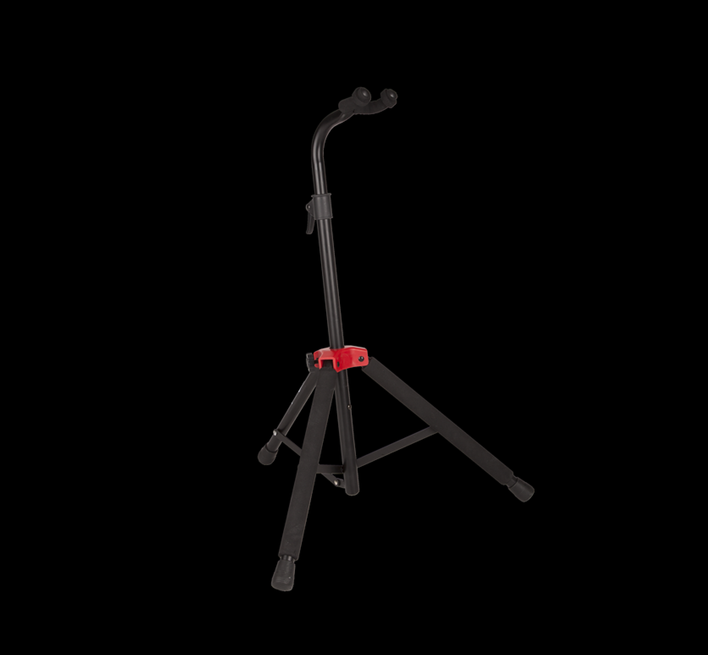 Fender® Deluxe Hanging Guitar Stand, Black/Red