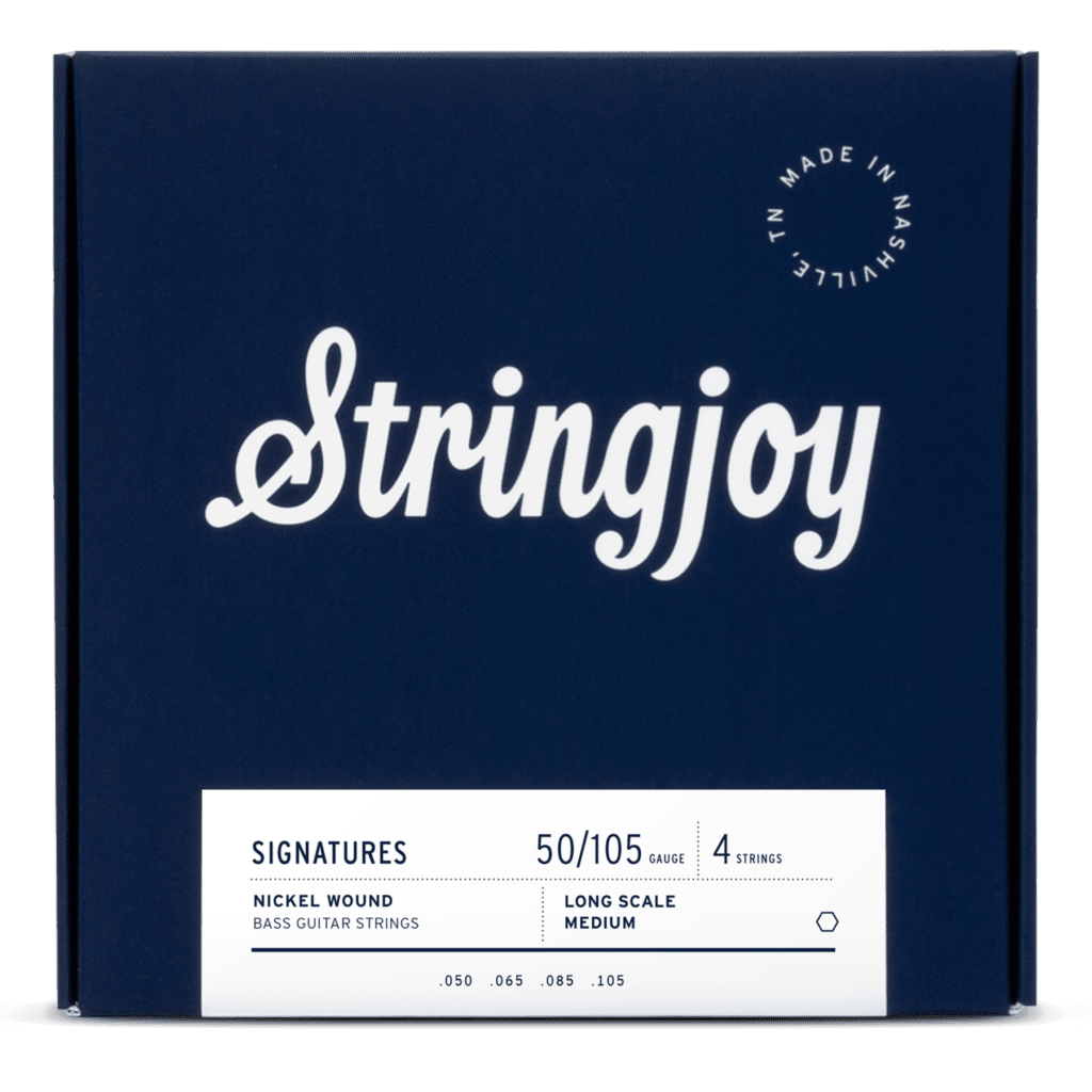 Stringjoy Signatures Medium Gauge (50-105) 4 String Long Scale Nickel Wound Bass Guitar Strings