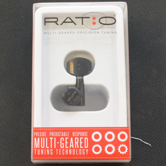 Graph Tech Ratio Electric locking Tuners 3x3 Black